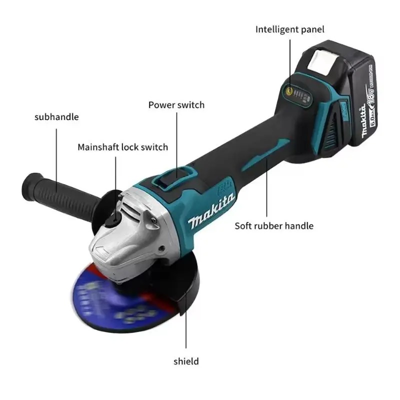 Makita DGA404 4-Speed Brushles - Brushless Angle Grinder Battery Powered 评论和价格
