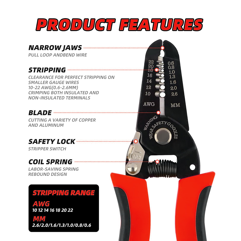 Wire Cutter, Wire Stripper Cri - Automatic Wire Stripper Cutter 评论和价格