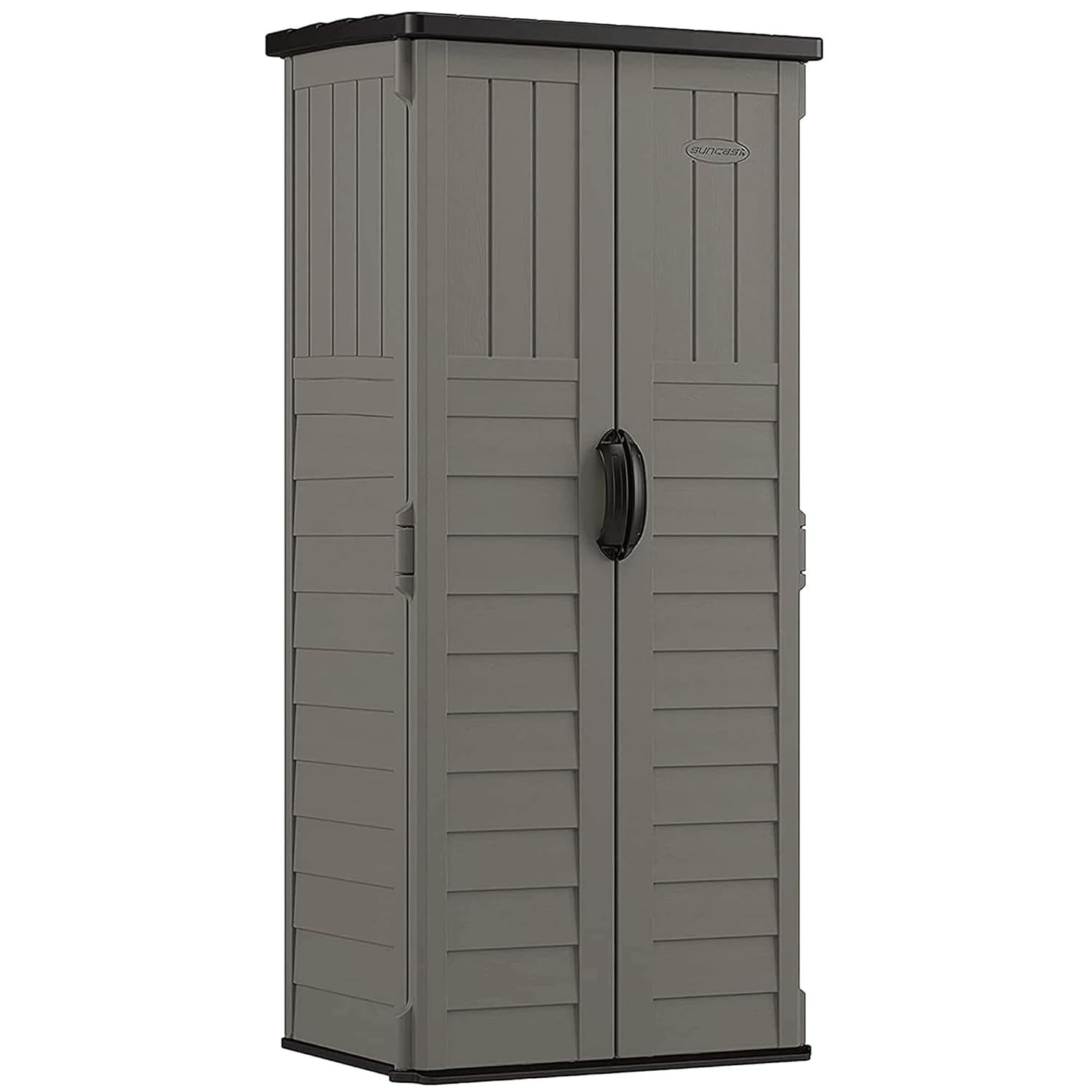 Vertical Storage Shed 22 Cu Ft - Garden Tools 评论和价格
