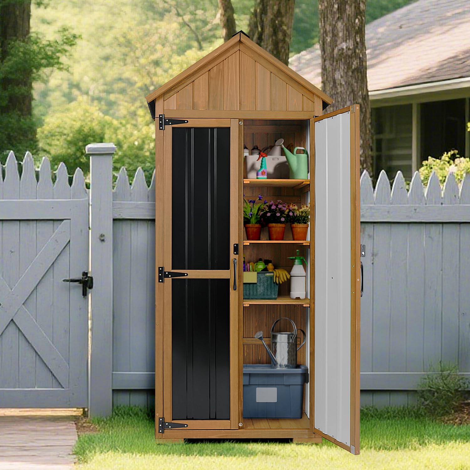 Outdoor Storage Cabinet Waterp - Garden Tools 评论和价格