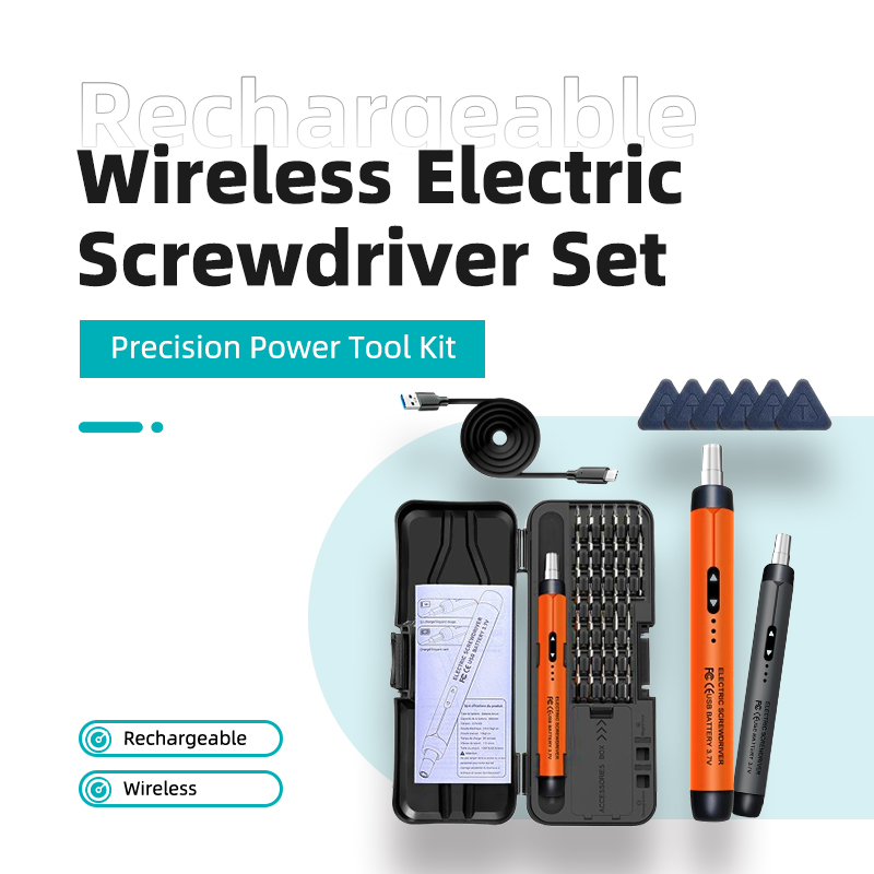 Electric Screwdriver Set CRV P - Electric Screwdriver Rechargeable Usb 评论和价格