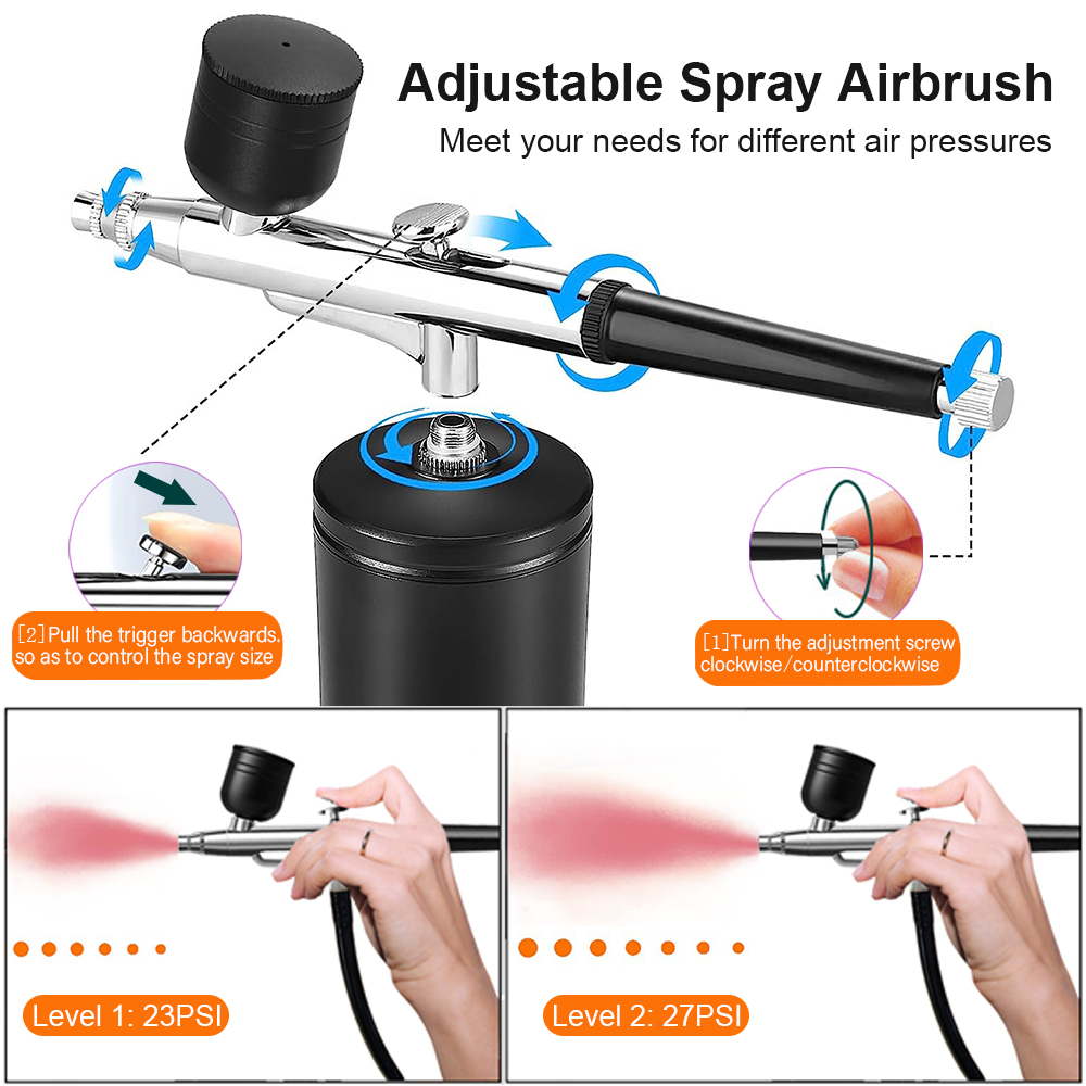 Cordless Airbrush Kit with Com - Airbrush Kit With Mini Compressor 评论和价格