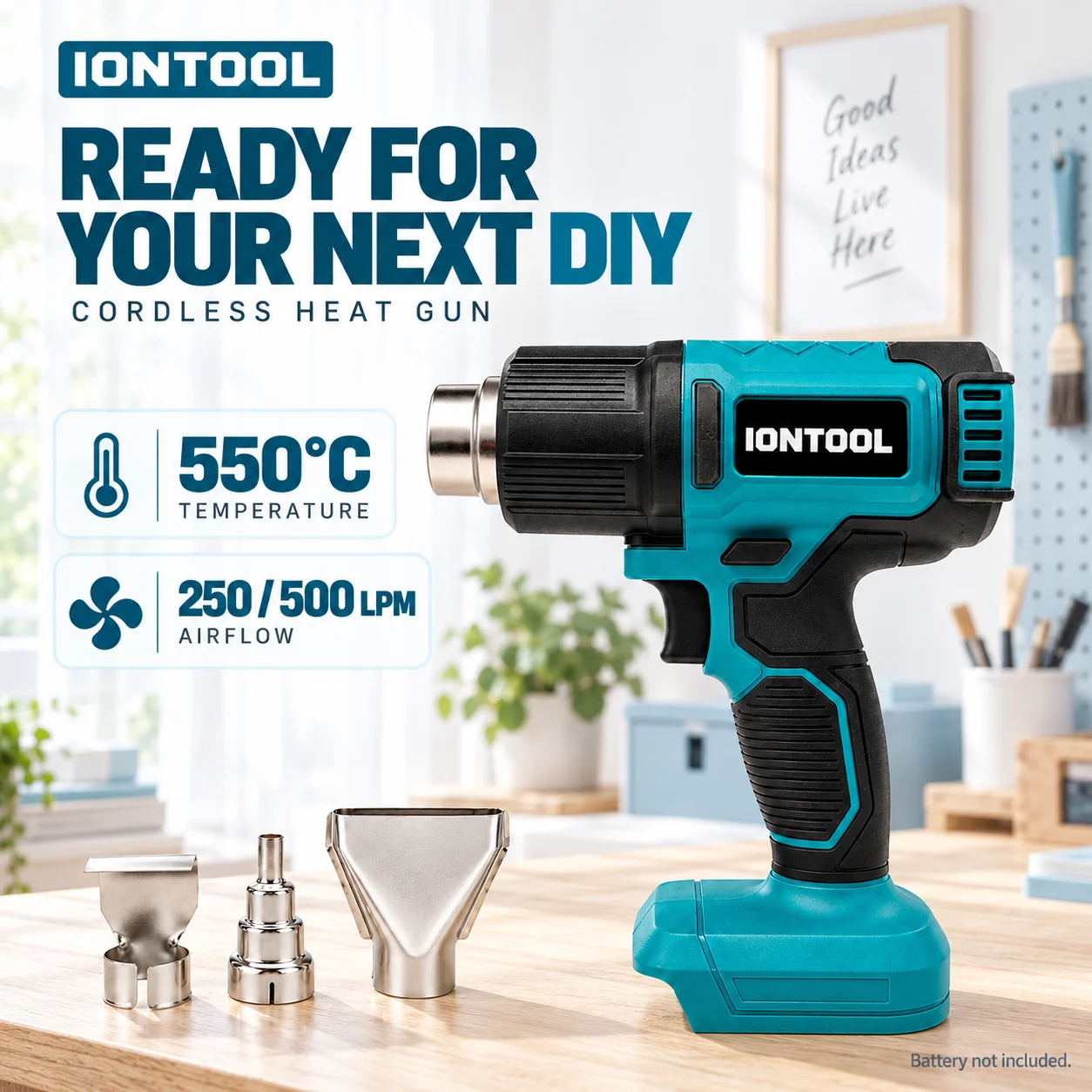 IONTOOL Cordless Heat Gun for  - Cordless Heat Gun For Shrink Tubing 评论和价格